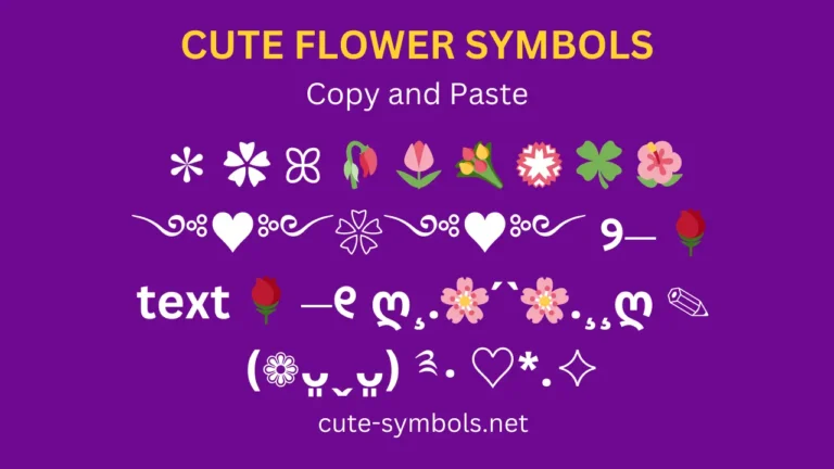 Cute Text Symbols Copy And Paste